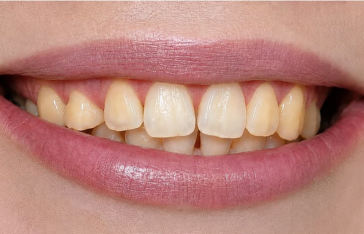 Clinical photographic views of a smile, individual features — View 2
